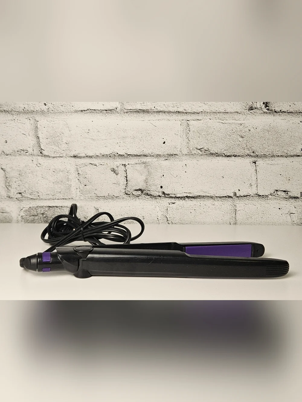 Conair Ceramic Flat Iron Hair Straightener Adjustable Heat Purple Plates - Picture 4 of 8
